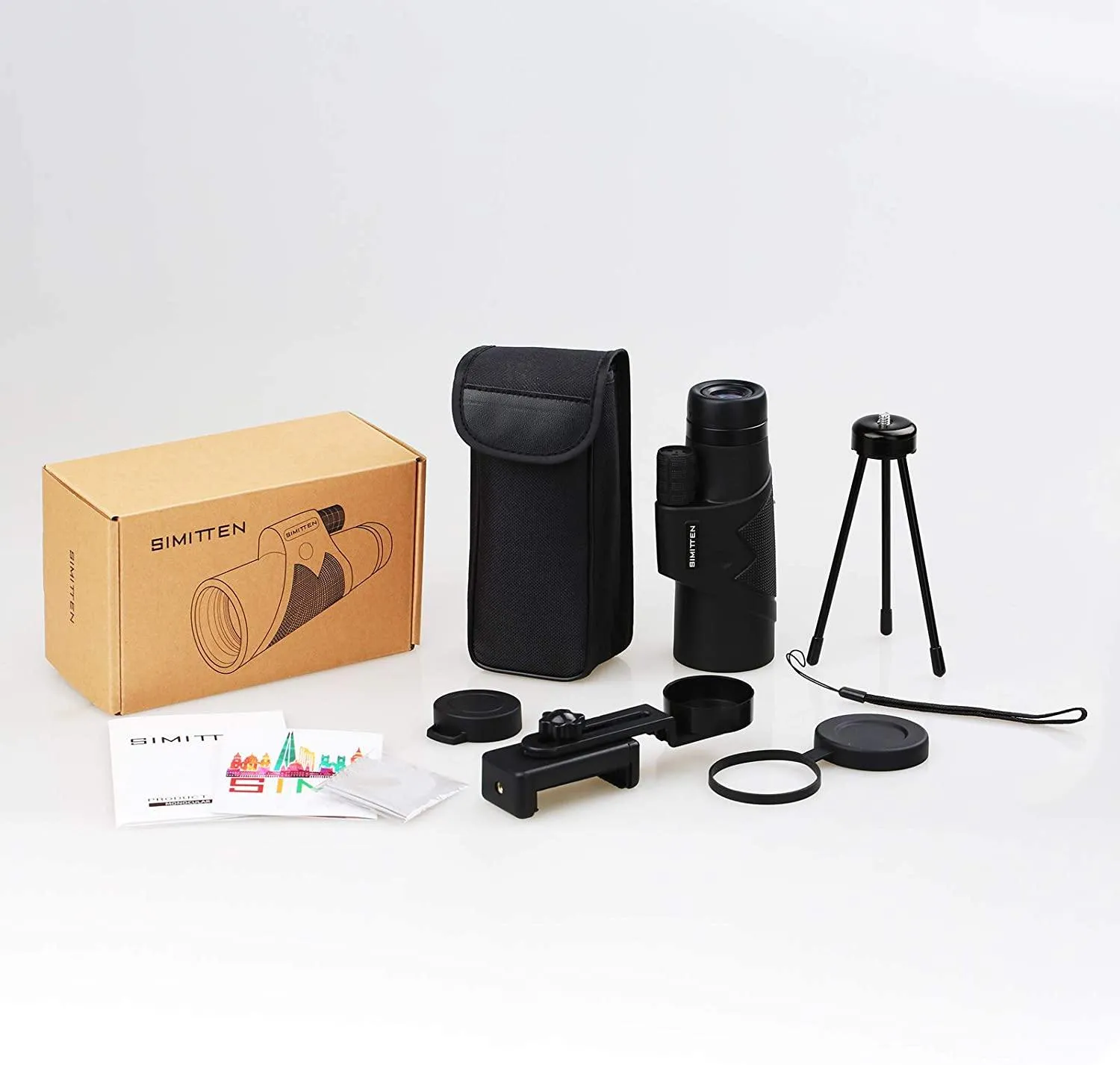 Monocular Telescope 12X42 Powerful Monocular with Smart Phone Adapter