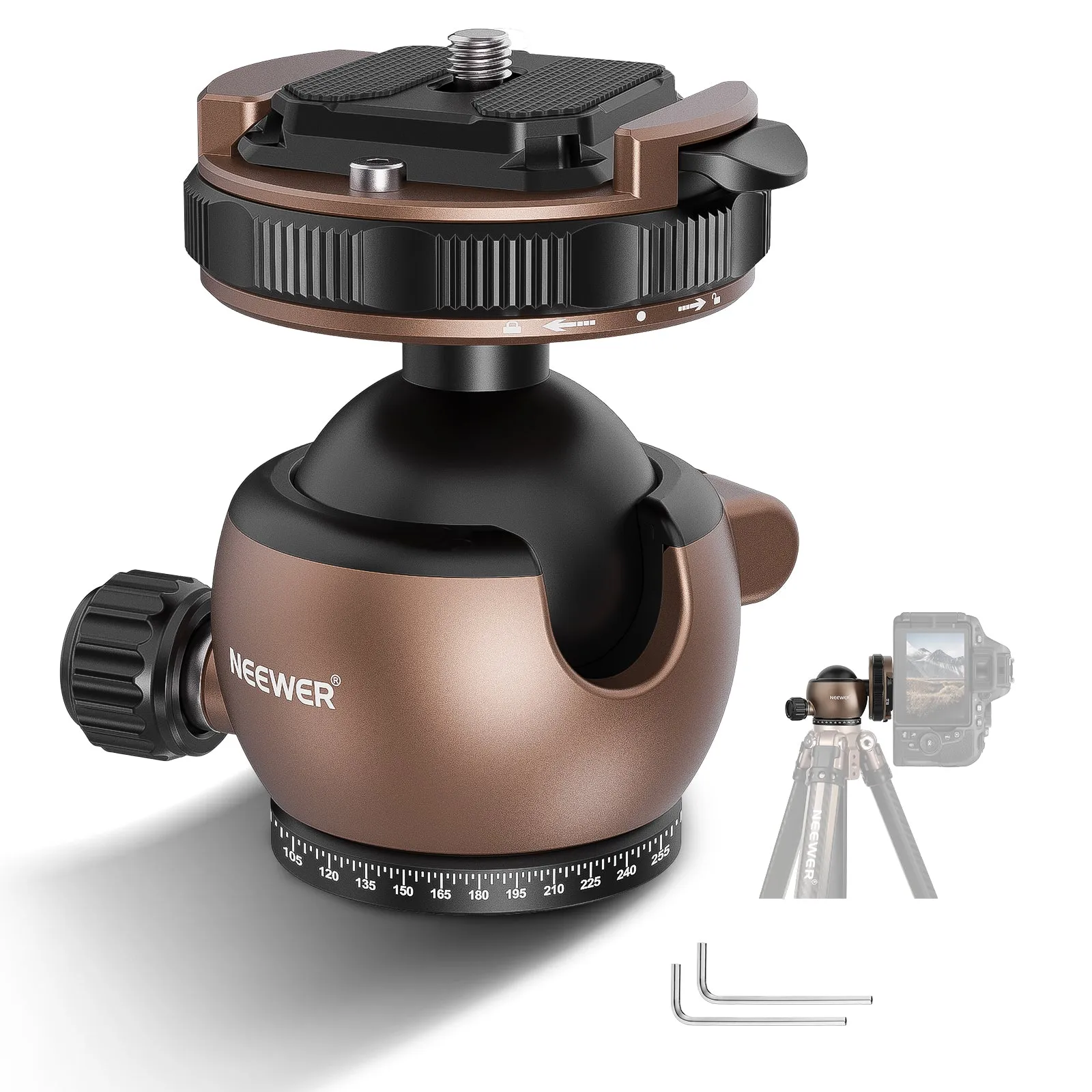 NEEWER GM32 Low Profile Ball Head