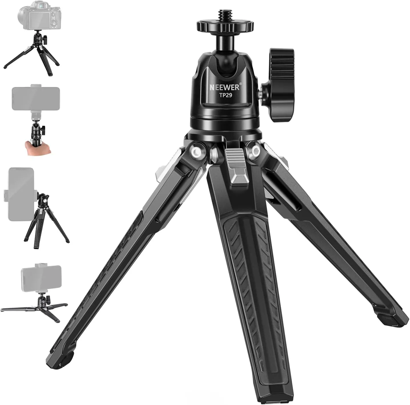 NEEWER TP29 Metal Tabletop Mini Tripod