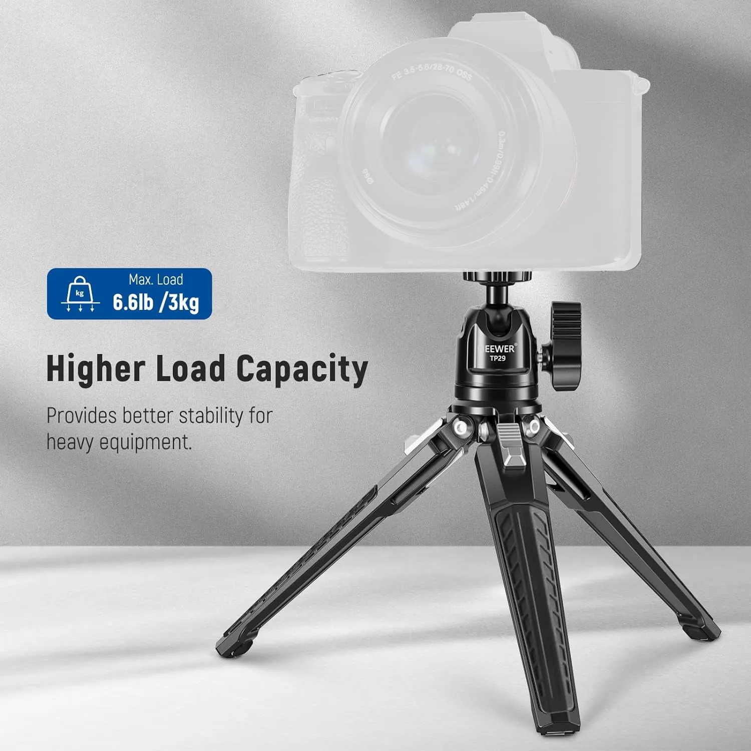 NEEWER TP29 Metal Tabletop Mini Tripod