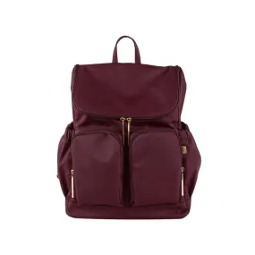 OiOi Nylon Nappy Backpack - Mulberry