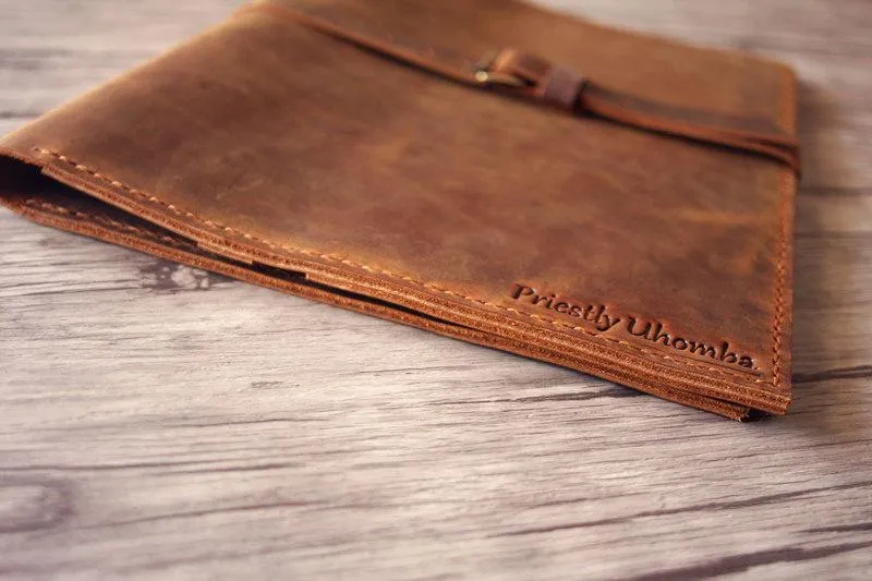 Personalized Leather Laptop Protective Case