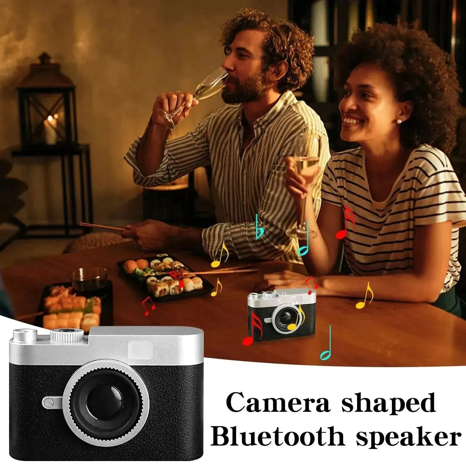 Retro Camera Shaped Speaker