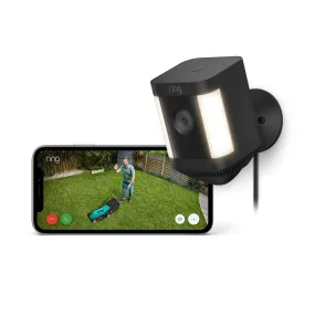 Ring Spotlight Cam Plus Plug-In Black | B09K1S7P4B