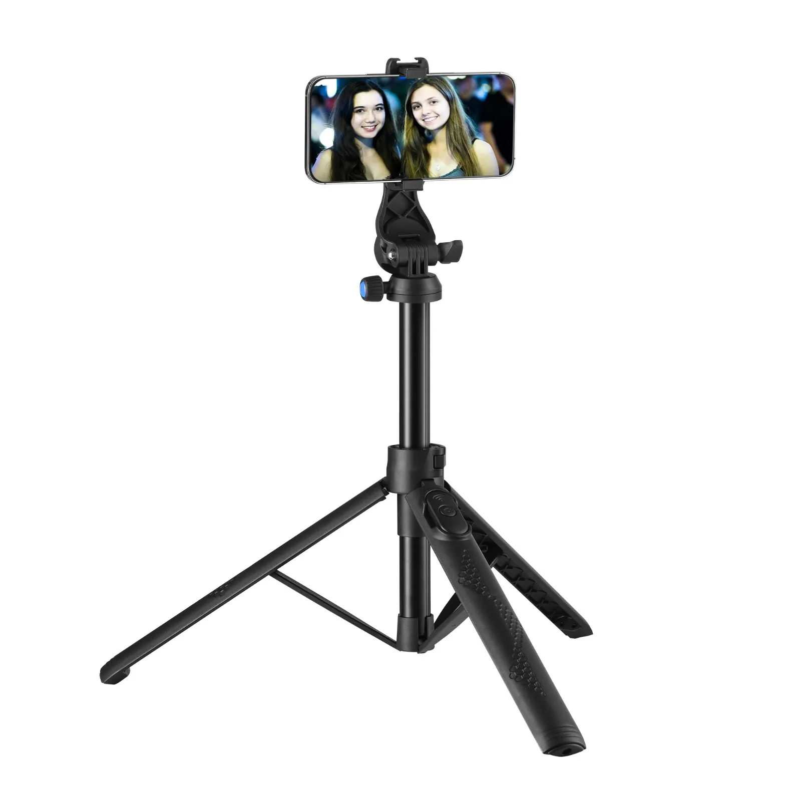 Samurai Tripod Dual Pod Mini Selfie Stand/Pocket-sized Table Tripod with Bluetooth Remote