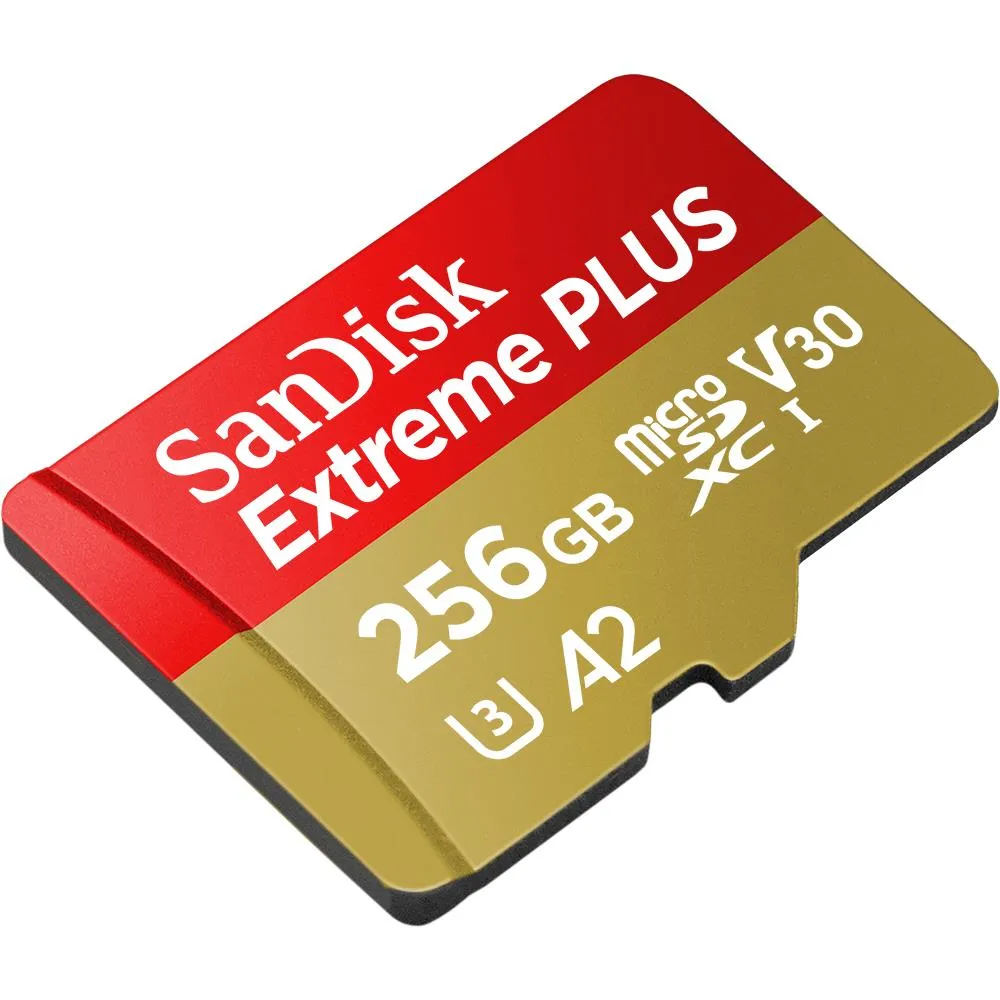 SanDisk Extreme PLUS microSDXC 256GB 200MB/s Memory Card [2022]