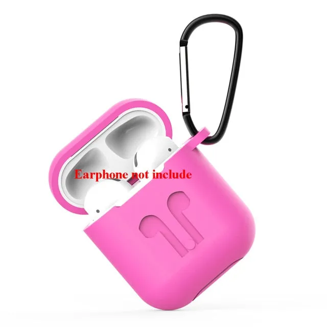 Soft Silicone Case For Airpods For Air Pods Shockproof Earphone Protective Cover Waterproof for iphone 7 8 Headset Accessories