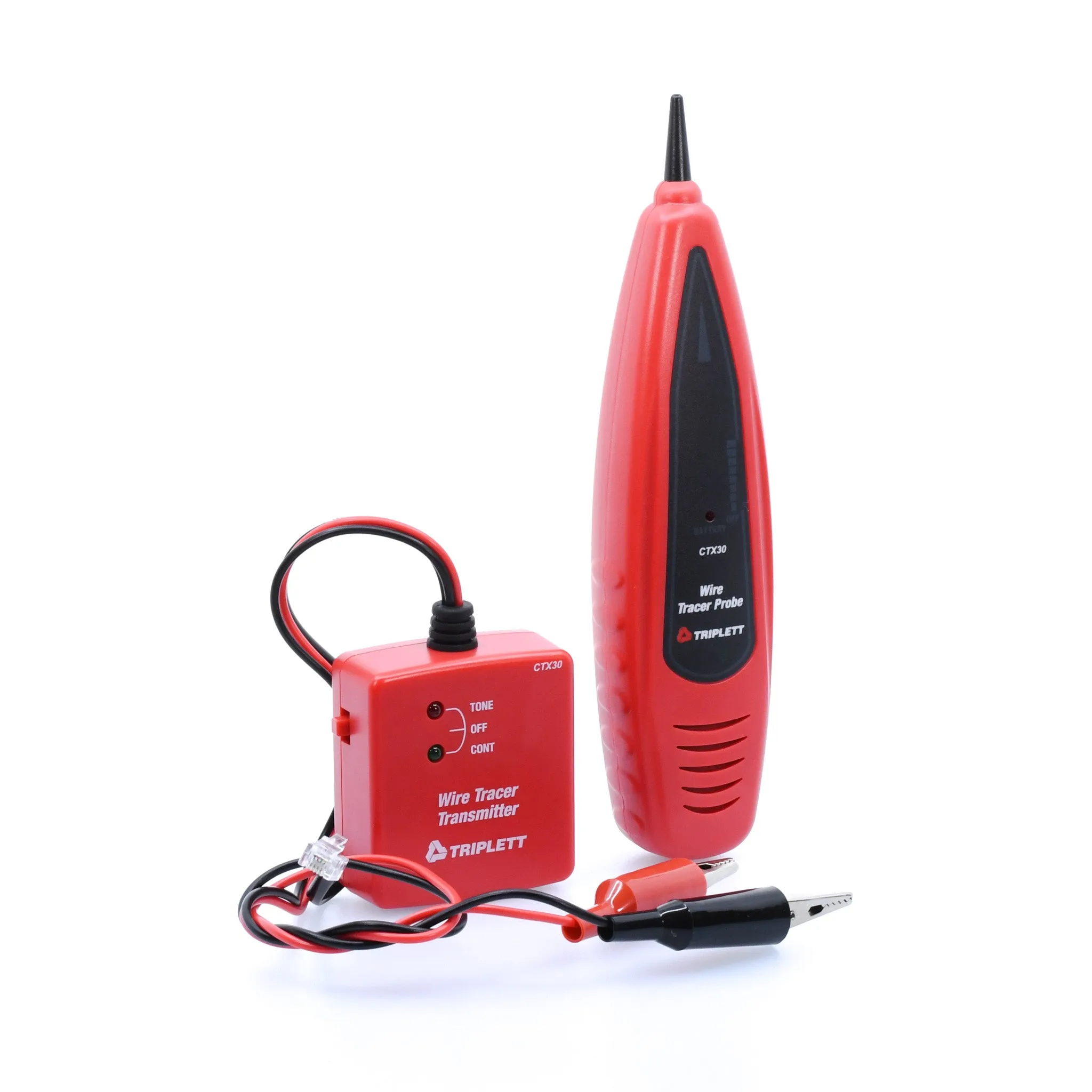 Tone and Probe Wire Tracer and Circuit Tester: POTS Line Tip and Ring Testing 24VAC  - (CTX30)