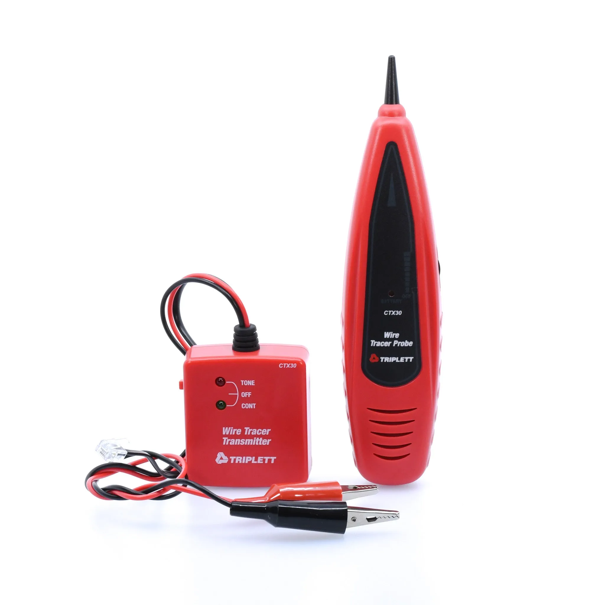 Tone and Probe Wire Tracer and Circuit Tester: POTS Line Tip and Ring Testing 24VAC  - (CTX30)