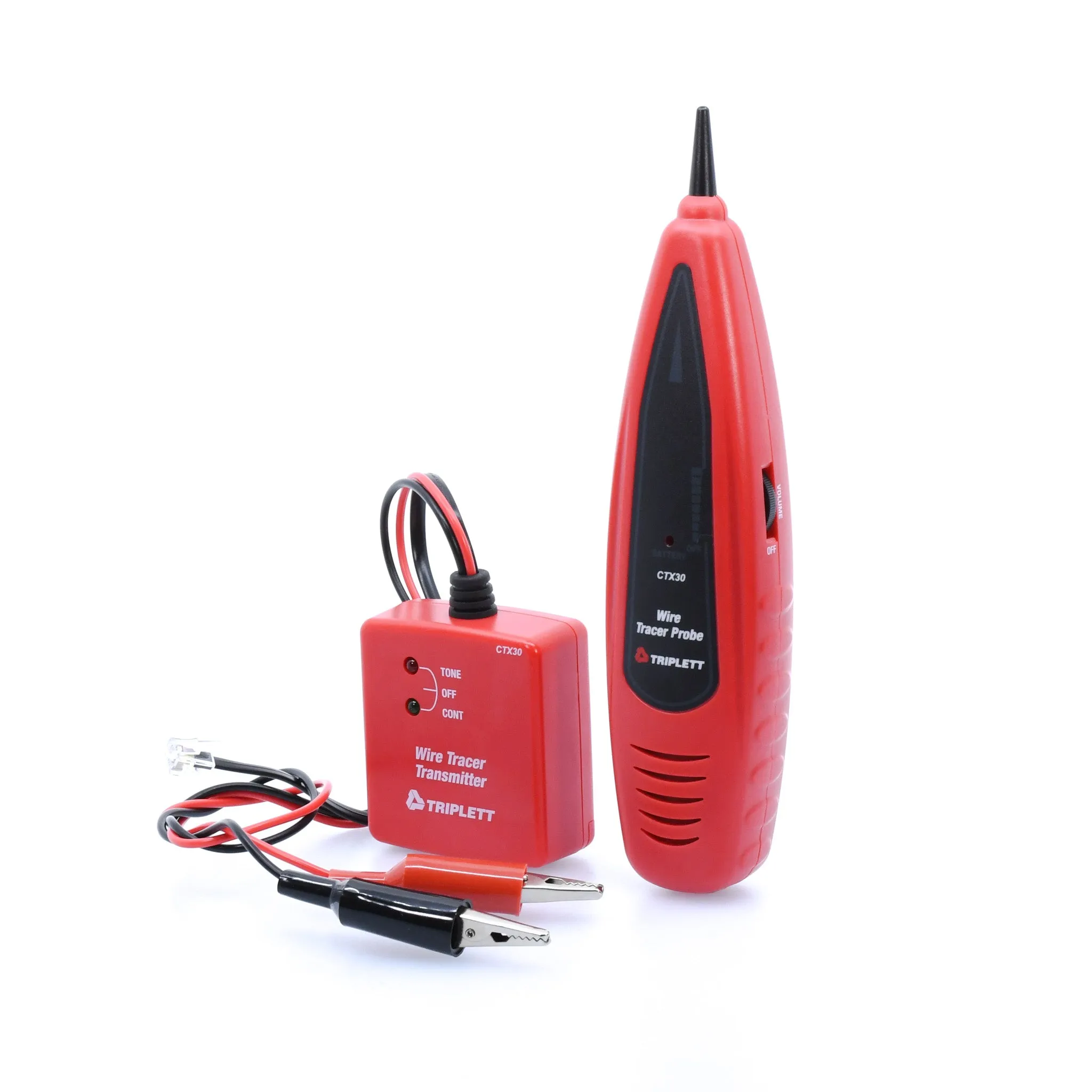 Tone and Probe Wire Tracer and Circuit Tester: POTS Line Tip and Ring Testing 24VAC  - (CTX30)