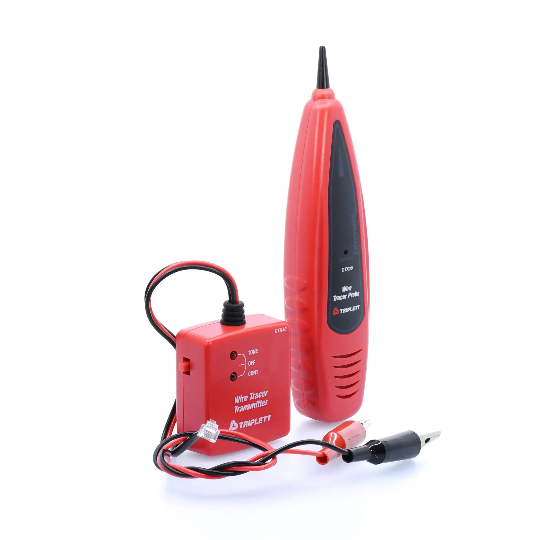 Tone and Probe Wire Tracer and Circuit Tester: POTS Line Tip and Ring Testing 24VAC  - (CTX30)