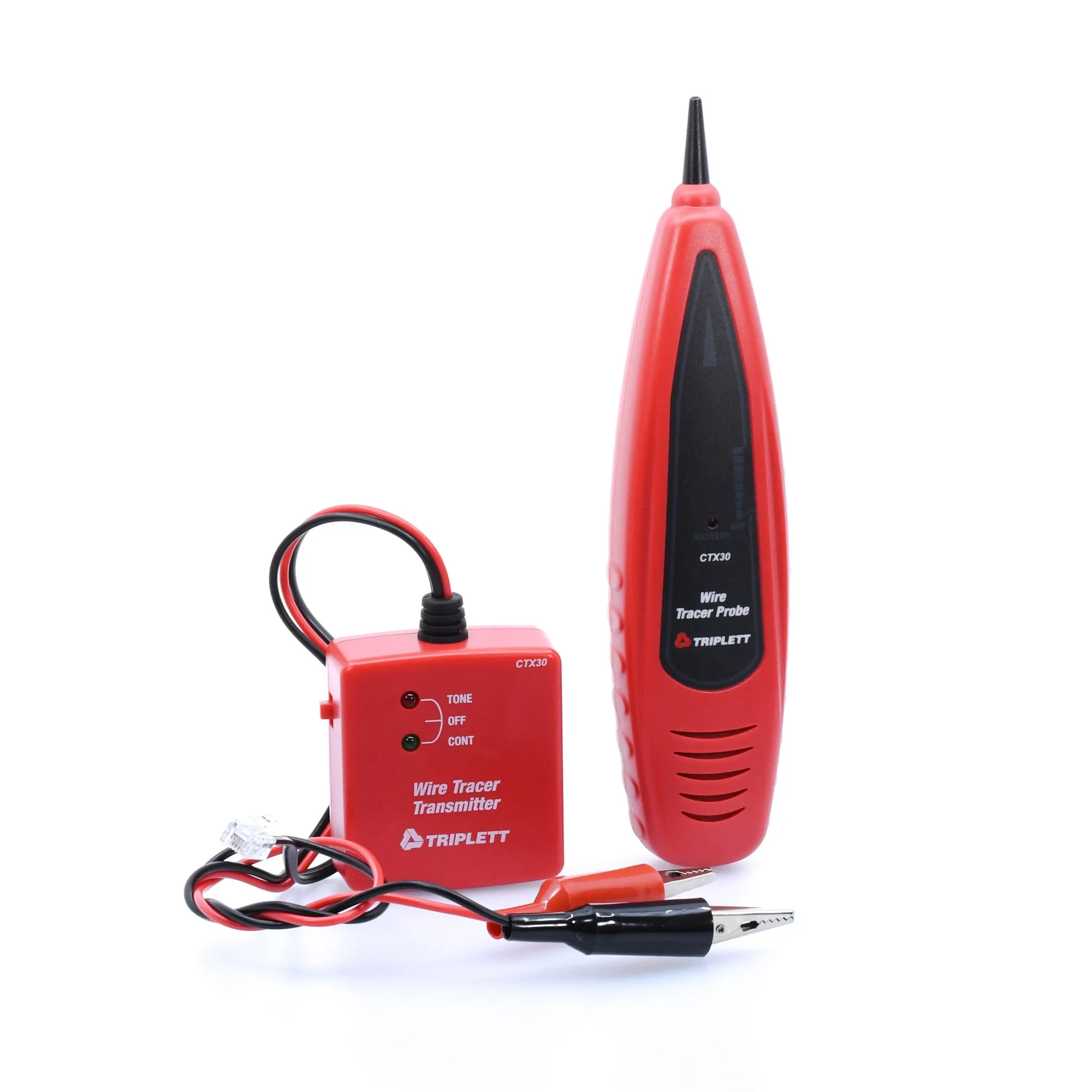 Tone and Probe Wire Tracer and Circuit Tester: POTS Line Tip and Ring Testing 24VAC  - (CTX30)