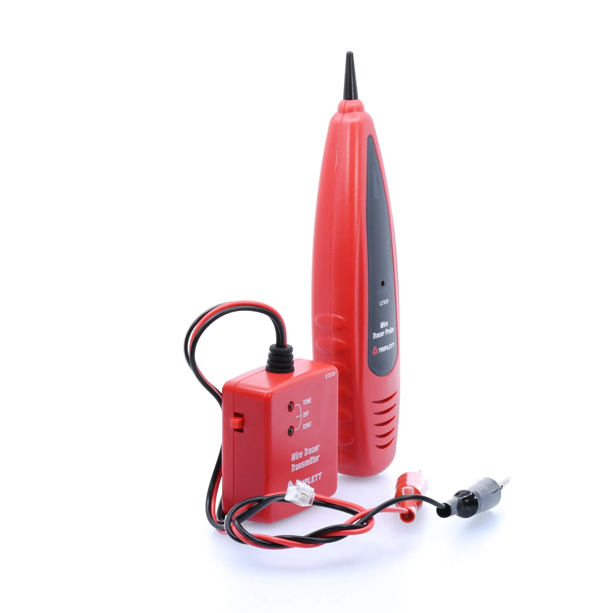 Tone and Probe Wire Tracer and Circuit Tester: POTS Line Tip and Ring Testing 24VAC  - (CTX30)