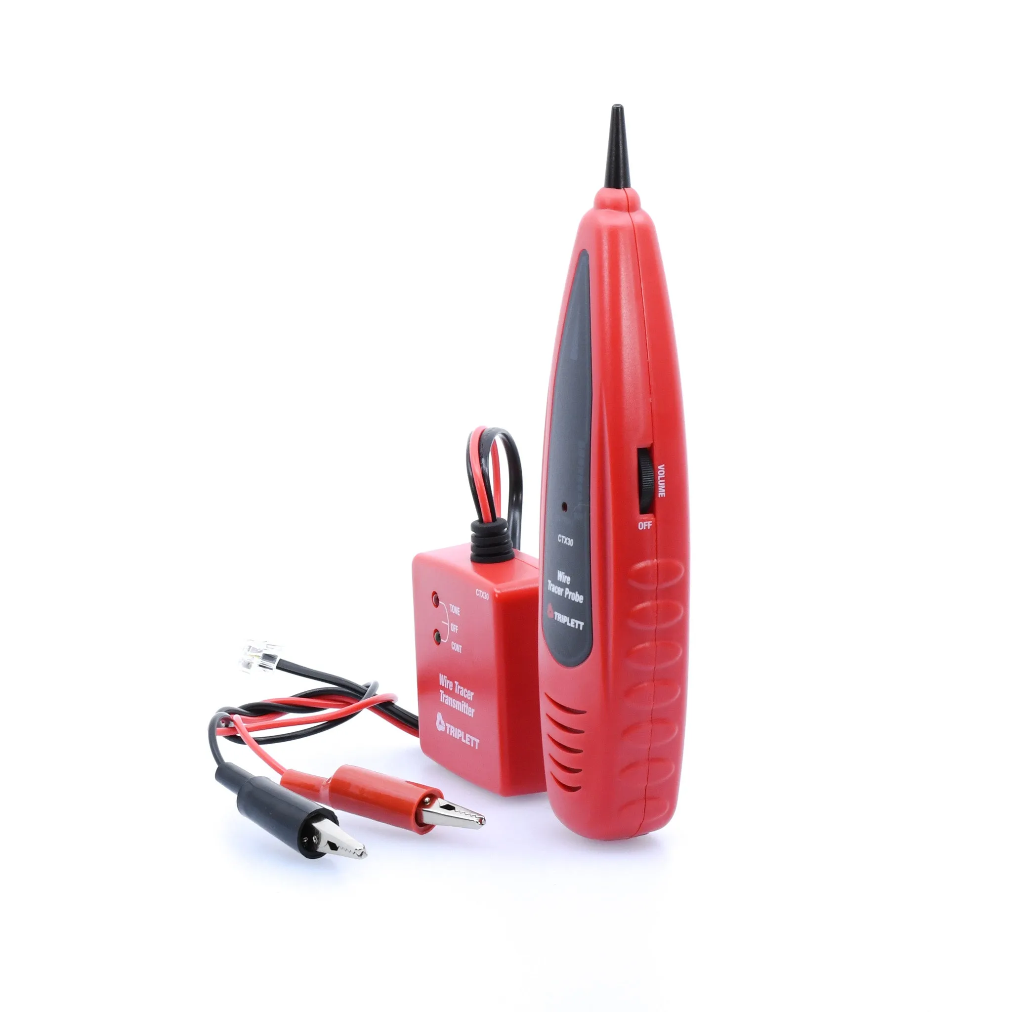 Tone and Probe Wire Tracer and Circuit Tester: POTS Line Tip and Ring Testing 24VAC  - (CTX30)