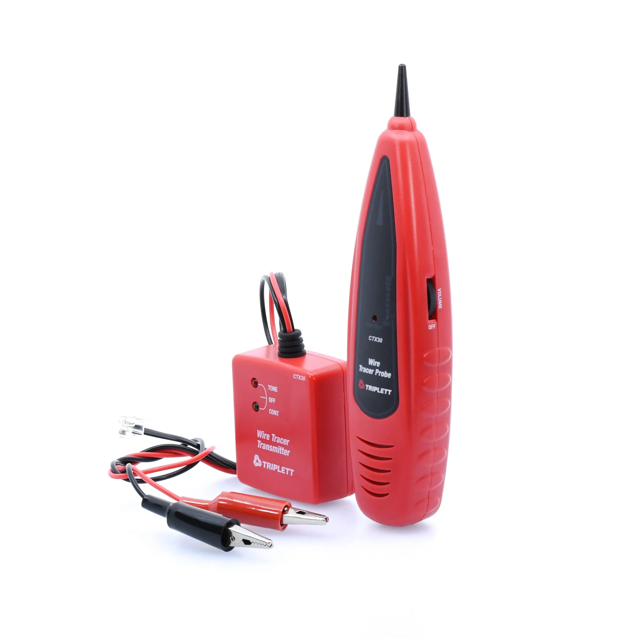 Tone and Probe Wire Tracer and Circuit Tester: POTS Line Tip and Ring Testing 24VAC  - (CTX30)