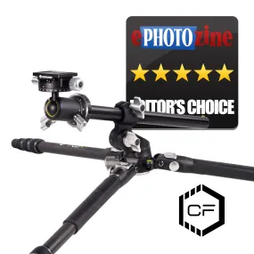 VEO 3T  234CB Versatile Carbon Travel Tripod with Dual Axis Ball Head - 10kg Load Capacity