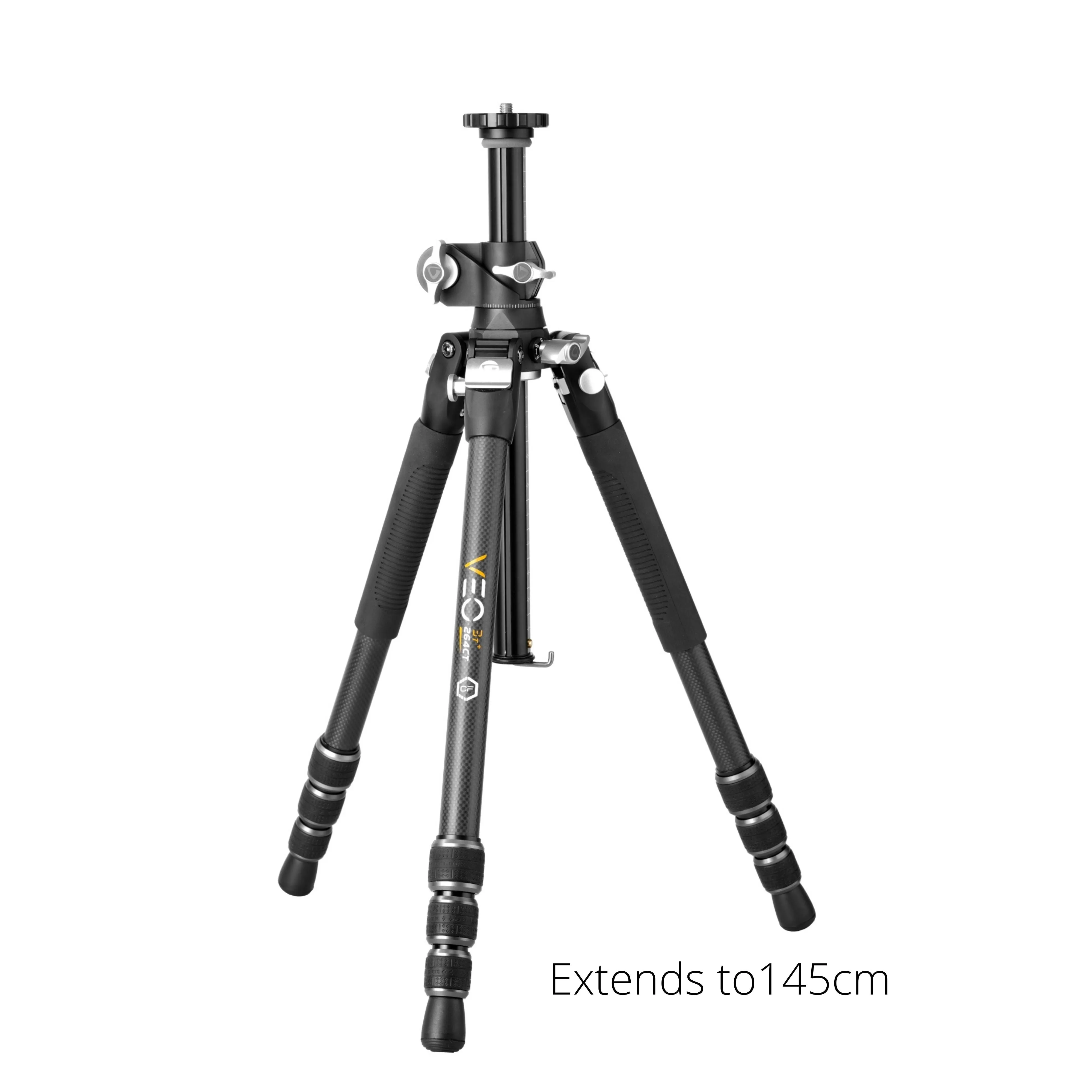 VEO 3T  264CT Versatile Carbon Travel Tripod Only - 15kg Load Capacity