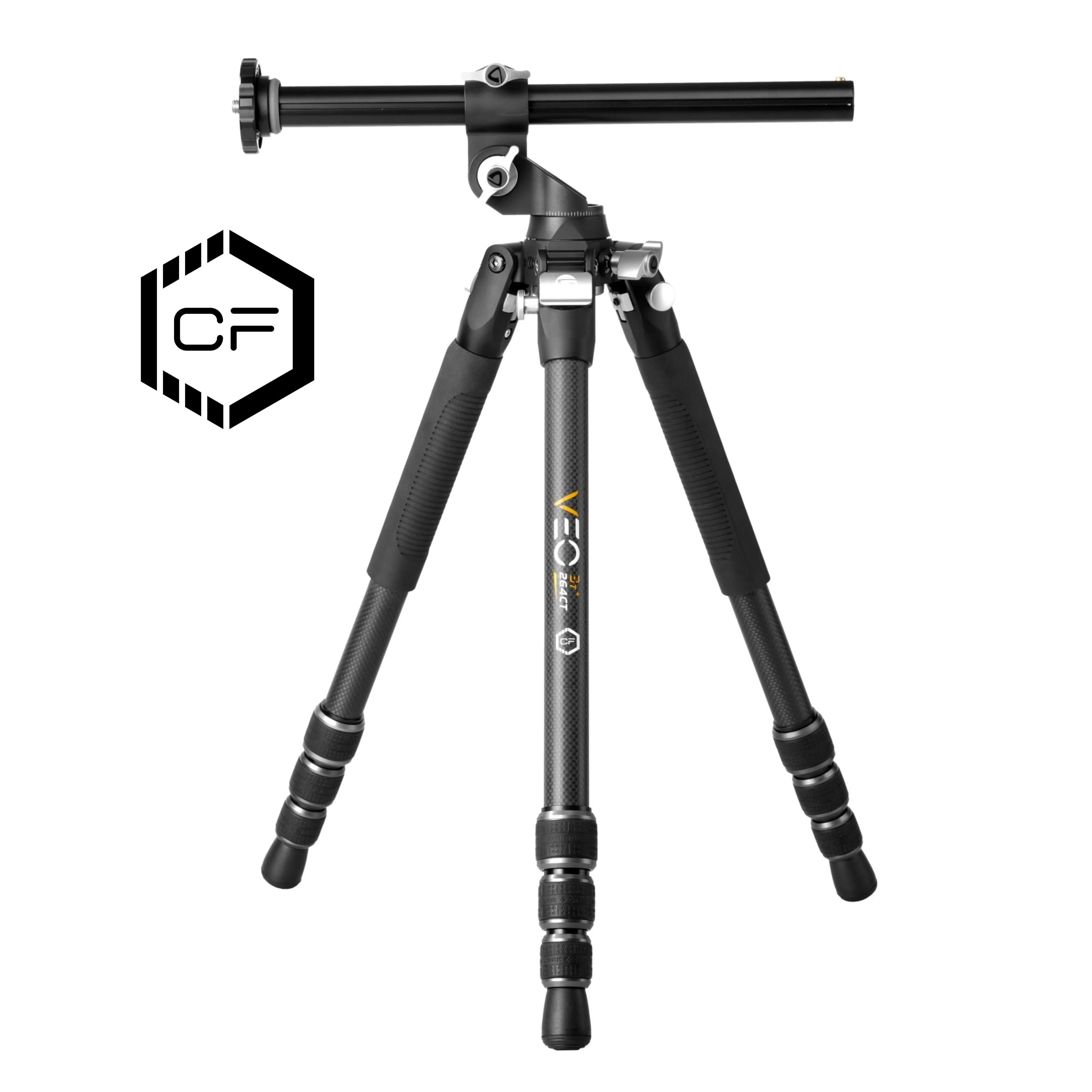 VEO 3T  264CT Versatile Carbon Travel Tripod Only - 15kg Load Capacity