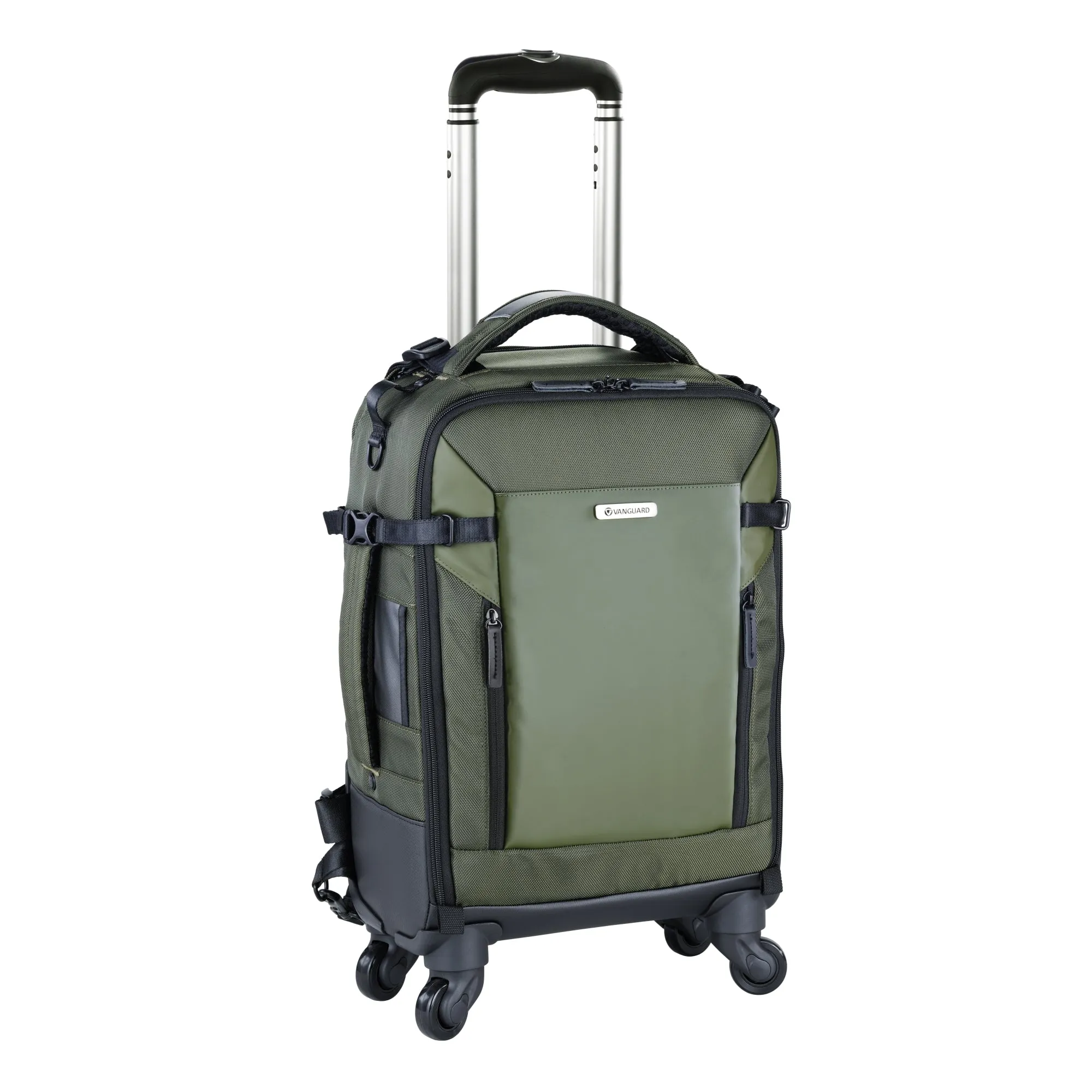 VEO Select 55BT GR - 22 Litre 4-wheel Roller Case/Backpack - Green