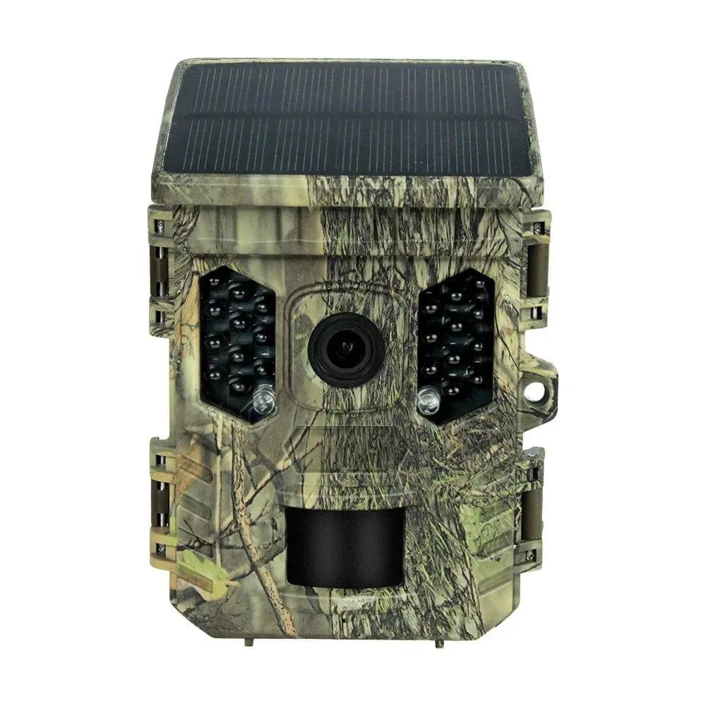 Wildlife Camera Solar Energy Trail Cam 4K with 1080P Night Vision Waterproof BT WiFi APP WiFi Enabled Hunting Cameras 16MP Game